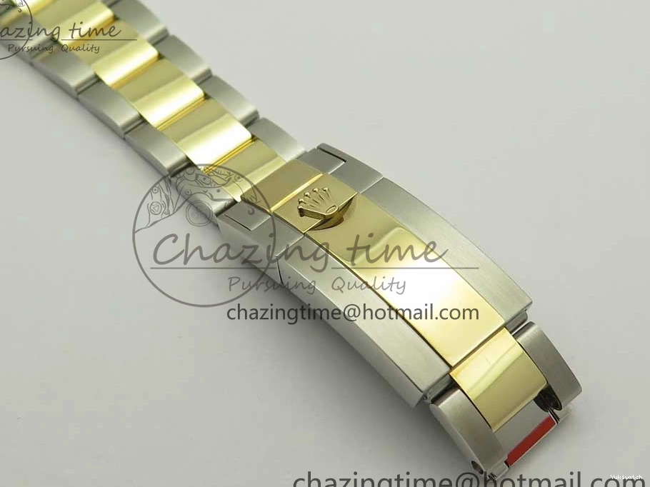 Edition GMT-Master II (Correct 1:1 Best 904L Hand Noob A3187 116713 Stack) LN YG Wrapped Steel Black Ceramic Thick 0209